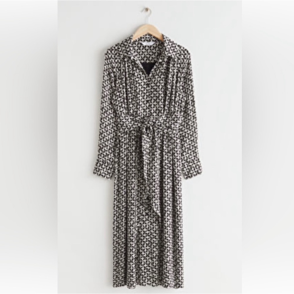 [NWT] & Other Stories waist tie midi dress